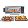 imageNinja Foodi 9in1 Digital Oven Air Fry Air Roast Broil Bake Bagel Toast Dehydrate Keep Warm and Reheat  Stainless Steel