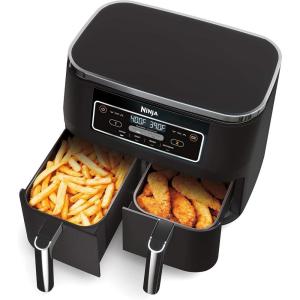 imageNinja DZ100 Foodi 4in1 8qt 2Basket Air Fryer with DualZone Technology Renewed DZ201 Ninja DZ201 8Quart