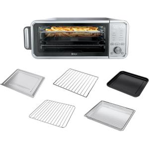 imageNinja FT405CO 10in1 Digital Air Fry Oven with Extra Large Capacity Flip Up and Away Stainless Steel Body and Temperature Control Renewed