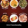 imageNinja AF181 Air Fryer Pro XL 6in1 65Q Max Crisp Technology Nonstick Basket Renewed Bundle with 2 YR CPS Enhanced Protection Pack