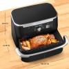 imageNinja Foodi 11 Quart 7in1 MegaZone XL FlexBasket Air Fryer Basket Divider for Full Meals Air Fry Roast Grey Renewed