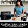 imageNinja Foodi DZ090C 5in1 6qt 2Basket Air Fryer with DualZone Technology Black