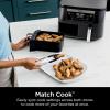 imageNinja Foodi DZ090C 5in1 6qt 2Basket Air Fryer with DualZone Technology Black