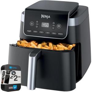 imageNinja AF181 Air Fryer Pro XL 6in1 65Q Max Crisp Technology Nonstick Basket Renewed Bundle with 2 YR CPS Enhanced Protection Pack