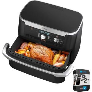 imageNinja Foodi 11 Quart 7in1 MegaZone XL FlexBasket Air Fryer Basket Divider for Full Meals Air Fry Roast Grey Renewed