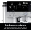 imageNinja Luxe Caf Pro Series Espresso Machine Drip Coffee Cold Brew Hot Water Integrated Tamper Builtin Grinder HandsFree Frother for Cappuccinos Lattes Americanos Dairy or NonDairy ES701Stainless Steel