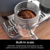 imageNinja Luxe Caf Pro Series Espresso Machine Drip Coffee Cold Brew Hot Water Integrated Tamper Builtin Grinder HandsFree Frother for Cappuccinos Lattes Americanos Dairy or NonDairy ES701Cyberspace