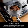 imageNinja Luxe Caf Pro Series Espresso Machine Drip Coffee Cold Brew Hot Water Integrated Tamper Builtin Grinder HandsFree Frother for Cappuccinos Lattes Americanos Dairy or NonDairy ES701Gunmetal