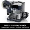 imageNinja Luxe Caf Pro Series Espresso Machine Drip Coffee Cold Brew Hot Water Integrated Tamper Builtin Grinder HandsFree Frother for Cappuccinos Lattes Americanos Dairy or NonDairy ES701Cyberspace