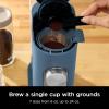 imageNinja Pods ampamp Grounds SingleServe Coffee Maker KCup Pod Compatible 56oz Reservoir 6oz Cup to 24oz Travel Mug Brew Sizes Iced Coffee Maker Blue PB041BLBlue