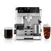 imageNinja Luxe Caf Pro Series Espresso Machine Drip Coffee Cold Brew Hot Water Integrated Tamper Builtin Grinder HandsFree Frother for Cappuccinos Lattes Americanos Dairy or NonDairy ES701Stainless Steel