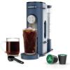 imageNinja Pods ampamp Grounds SingleServe Coffee Maker KCup Pod Compatible 56oz Reservoir 6oz Cup to 24oz Travel Mug Brew Sizes Iced Coffee Maker Blue PB041BLNavy