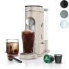 imageNinja Pods ampamp Grounds SingleServe Coffee Maker KCup Pod Compatible 56oz Reservoir 6oz Cup to 24oz Travel Mug Brew Sizes Iced Coffee Maker Blue PB041BLStone
