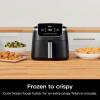 imageNinja  Air Fryer  5 QT Capacity  5in1 Air Fry Bake Roast Reheat ampamp Dehydrate  Air Crisp Technology  Nonstick Basket ampamp Crisper Plate  Grey  AF142Black