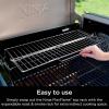 imageNinja FlexFlame Upgrades Expandable Roast ampamp Smoke Rack More Indirect Cooking Space Durable Stainless Steel Holds Up to 15lbs Compatible with PG300 Series XSKFLDINDRCTRK