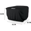imageNinja Grill Cover for Artisan Outdoor Pizza Oven Compatible with MO200 Series UV ampamp Water Resistant AntiFade Fabric Lightweight 2078quot x 1622quot x 124quot Black XSKMOCVR