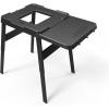 imageNinja Outdoor Side Table and Grill Stand Adjustable Height Weather Resistant Compatible with Ninja Woodfire Collection OG700 OG800 OG900 ampamp OO100 Series XSKUNSTANDTBLStand with Table