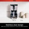 imageNinja 70 oz Glass Carafe with BrewThrough Lid for Ninja Programmable ZL 14Cup Coffee Maker DCM200 DCM201 BPA Free Dishwasher Safe 785KKU200