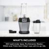 imageNinja BL450C Nutri Pro Personal Blender For Juices Shakes ampamp Smoothies 18 and 24 Oz cups BlackSilver 900W Canadian Version