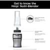 imageNinja BN300C Personal NutriBlender With IceCrushing Technology BlackSilver 700W