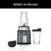 imageNinja BN400C Personal NutriBlender Pro with AutoiQ Technology Silver 1000WBlender