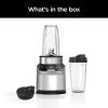 imageNinja BN401 Nutri Pro with AutoiQ 1100PeakWatt Personal Blender Cloud Silver Renewed