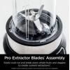 imageNinja BN401A Nutri Pro Compact Personal Blender AutoiQ Technology 1100PeakWatts for Frozen Drinks Smoothies Sauces ampamp More With ToGo Cups ampamp Spout Lids Gray
