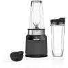 imageNinja BN401A Nutri Pro Compact Personal Blender AutoiQ Technology 1100PeakWatts for Frozen Drinks Smoothies Sauces ampamp More With ToGo Cups ampamp Spout Lids Gray