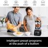 imageNinja BN805A Pro Plus Kitchen System 1400W 5in1 Smoothies Chop Dough Auto IQ 72oz Blender Pitcher 64oz Processor Bowl 2x32oz Cups Black