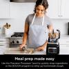 imageNinja BN805A Pro Plus Kitchen System 1400W 5in1 Smoothies Chop Dough Auto IQ 72oz Blender Pitcher 64oz Processor Bowl 2x32oz Cups Black