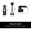 imageNinja CI100C Foodi Power Mixer System Immersion Blender and HandMixer Combo Black