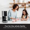 imageNinja CREAMi Ice Cream Maker for Gelato Mixins Milkshakes Sorbet Smoothie Bowls 7 OneTouch Programs with 2 Pint Containers ampamp Lids Compact Size Perfect for Kids Blueberry Mint NC301MTBlueberry Mint