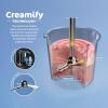imageNinja CREAMi Ice Cream Maker for Gelato Mixins Milkshakes Sorbet Smoothie Bowls 7 OneTouch Programs with 2 Pint Containers ampamp Lids Compact Size Perfect for Kids Blueberry Mint NC301MTBlueberry Mint