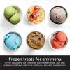 imageNinja CREAMi Ice Cream Maker for Gelato Mixins Milkshakes Sorbet Smoothie Bowls 7 OneTouch Programs with 2 Pint Containers ampamp Lids Compact Size Perfect for Kids Blueberry Mint NC301MTBlueberry Mint