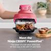 imageNinja Crispi 5in1 Portable Glass Air Fryer 4QT 25QT ampamp 6Cup Glass Containers with Crisper Plates ampamp Storage Lids Microwave Freezer ampamp Dishwasher Safe British Racing Green FN103BFCherry Crush