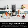 imageNinja NC501 CREAMi Deluxe 11in1 Ice Cream ampamp Frozen Treat Maker for Ice Cream Sorbet Milkshakes Frozen Drinks ampamp More 2 XL Family Size Pint Containers Blue RenewedNC501HGN