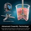 imageNinja NC501 CREAMi Deluxe 11in1 Ice Cream ampamp Frozen Treat Maker for Ice Cream Sorbet Milkshakes Frozen Drinks ampamp More 2 XL Family Size Pint Containers Blue RenewedNC501HGN