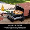 imageNinja OO101 Woodfire 8in1 Outdoor Oven Pizza Oven 700F BBQ Smoker Portable Electric Terracotta Red with XSKOPPL Pizza PeelXSKOCVR Cover  XSKOP2R Woodfire PelletsStarter Oven  Cover  Peel  Pellets