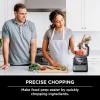 imageNinja Professional Plus Chopper Food Processor 850Watts With AutoiQ Preset Programs Chop Puree Dough Slice Shred With a 9Cup Capacity and a Silver Stainless Finish BN600C  Canadian Version