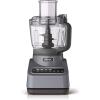 imageNinja Professional Plus Food Processor 1000PeakWatts with AutoiQ Preset Programs Chop Puree Dough Slice Shred with a 9Cup Capacity and a Silver Stainless Finish BN601C  Canadian Version