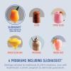 imageNinja SLUSHi MaxXXL Smart Frozen Drink Maker No Ice Needed  IngredientSensing Technology  6 Programs  Perfect Temp ampamp Texture up to 12 hours  PartySized 150oz Capacity  Peach  FS605