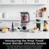 imageNinja SS401 Foodi Power Blender Ultimate System with 72 oz Blending ampamp Food Processing Pitcher XL Smoothie Bowl Maker and Nutrient Extractor ampamp 7 Functions Silver Renewed