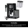 imageNinja Specialty Coffee Maker Hot ampamp Iced Coffee 6 Brew Styles 8 Sizes Small Cup to Travel Mug 10Cup Carafe FoldAway Frother Permanent Filter Removable Reservoir Stainless Black CM405A