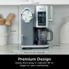 imageNinja Swirl by CREAMi Ice Cream and Soft Serve Maker Sorbet Milkshake Frozen Yogurt Low Calories Program 13in1 Soft Serve Handle 2 CREAMi Swirl 16oz Pints For Kids ampamp ALL NC701 Renewed