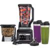 imageNinja BN805A Pro Plus Kitchen System 1400W 5in1 Smoothies Chop Dough Auto IQ 72oz Blender Pitcher 64oz Processor Bowl 2x32oz Cups Black