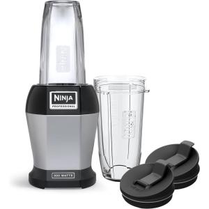 imageNinja BL450C Nutri Pro Personal Blender For Juices Shakes ampamp Smoothies 18 and 24 Oz cups BlackSilver 900W Canadian Version