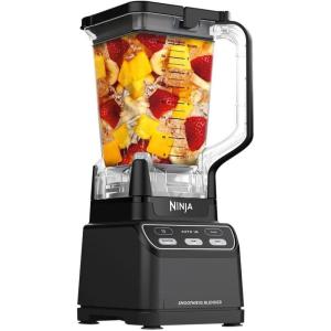imageNinja Professional Countertop Blender with Auto IQ 1400 Peak Watts 72 Oz Pitcher Total Crushing Blades BPA Free CO750B