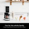 imageNinja CREAMi Ice Cream Maker 5 OneTouch Programs Includes 2 16oz Pints with Lids Transform Frozen Bases to Ice Cream Sorbets Milkshakes Vegan DairyFree Options NC300 White Renewed