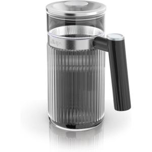 imageNinja Luxe Caf 28 oz Shareable Pitcher for Espresso and Coffee Glass Carafe Hot or Iced Espresso Machine Accessories XSKSHRBLEPTCHR