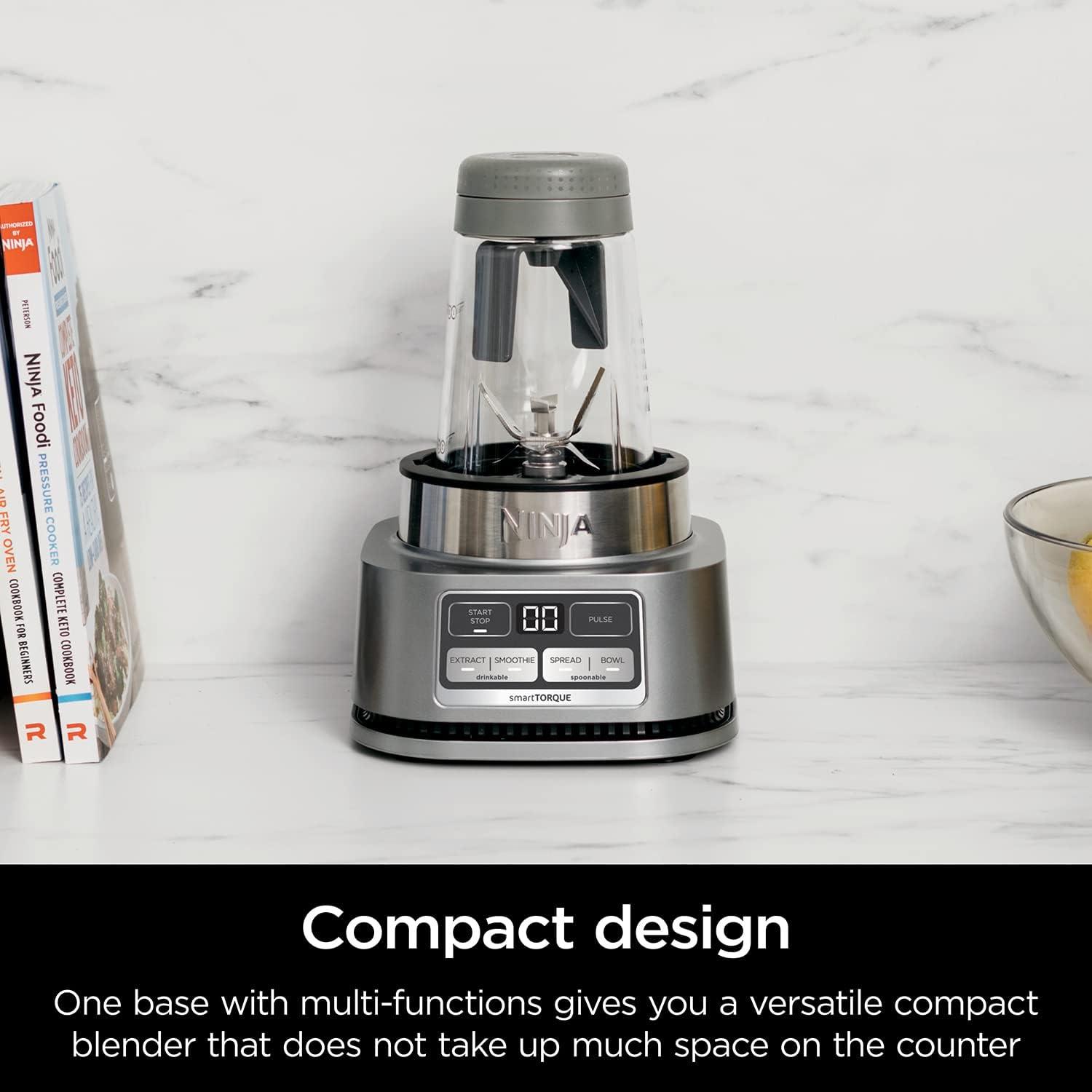 imageNinja Blenders for Kitchen  Smoothie Blender Mixer Grinder  Premium Blending Performance for Sauces Frozen Drinks and More  1200 Peak Watt Motor  SS101 Foodi Personal Smoothie Maker